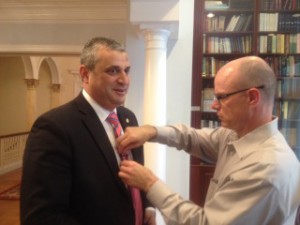 Interviewing Ambassador of Embassy of Armenia     