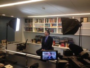 Interviewing former US Ambassador to Armenia John Evans            